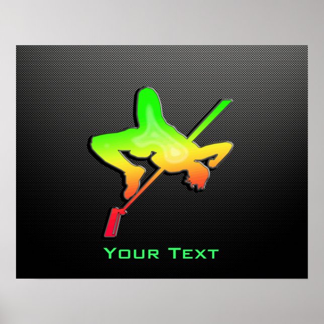 Sleek High Jump Poster (Vorne)
