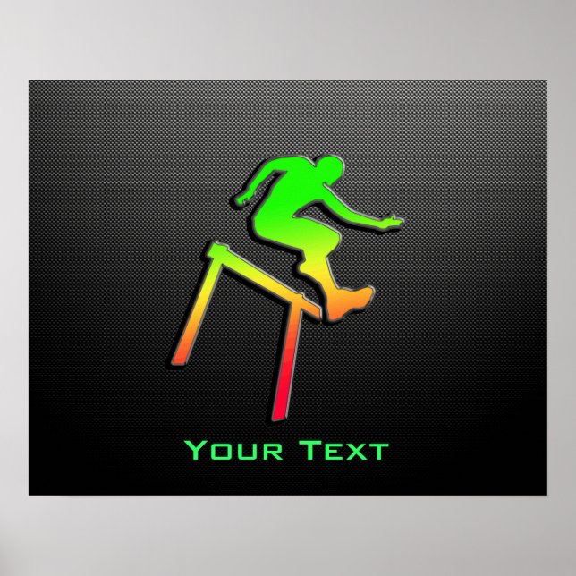 Sleek Hurdler Poster (Vorne)