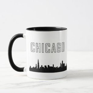 Sleek Iconic Chicago Skyline Tasse