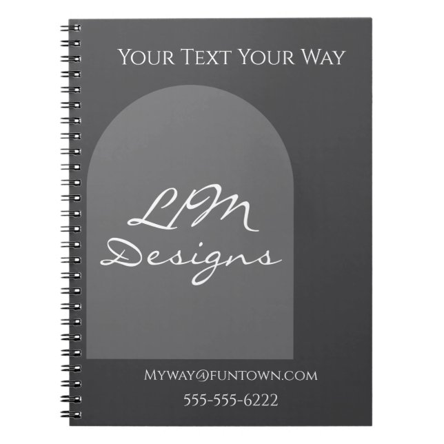 Sleek Minimalist Notizblock (Vorderseite)