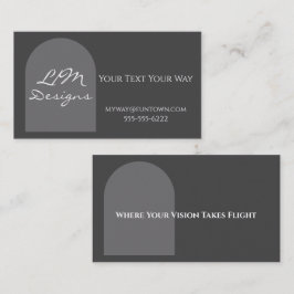 Sleek Minimalist Visitenkarte