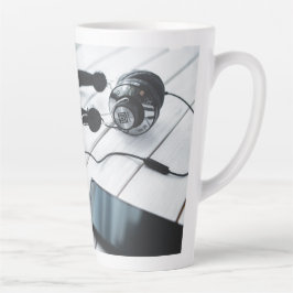 Sleek Modern Latte Tasse