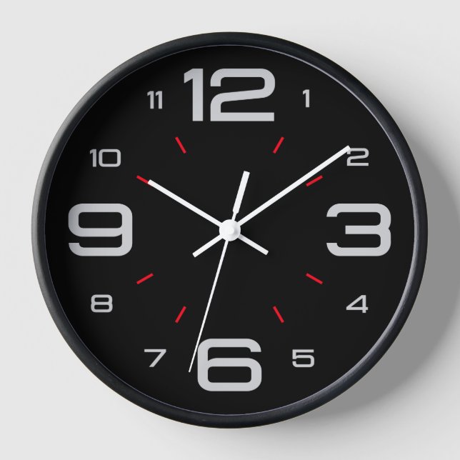 Sleek Moderne Uhr (Vorderseite)