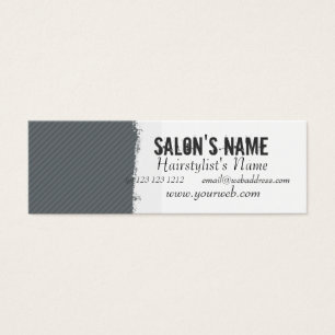 Sleek N sauberer Friseursalonminimale Brushstrokes