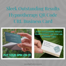 Sleek Outstanding Results Hypnotherapie QR-Code UR