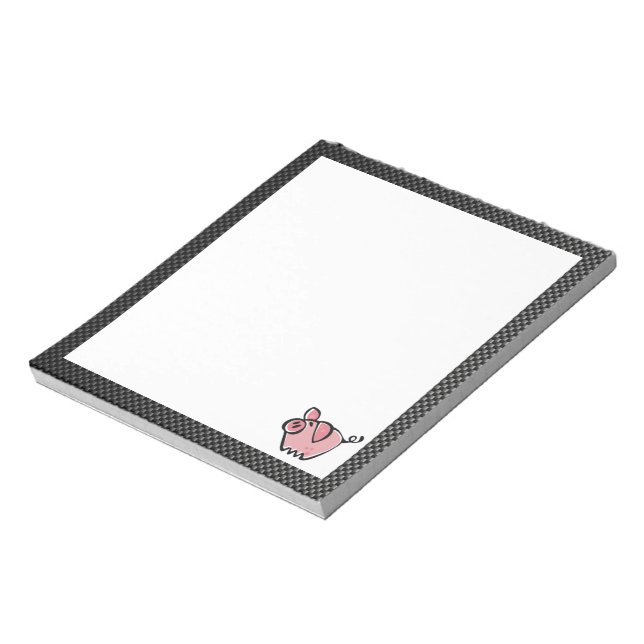 Sleek Pig Notizblock (Rotiert)