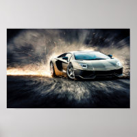 Sleek Racing Sports Car Drifting #5