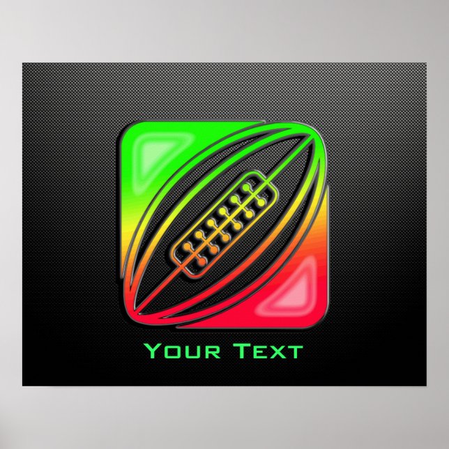 Sleek Rugby Poster (Vorne)