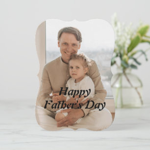 Sleek & Simple Father's Day Card - Ihren Text hinz