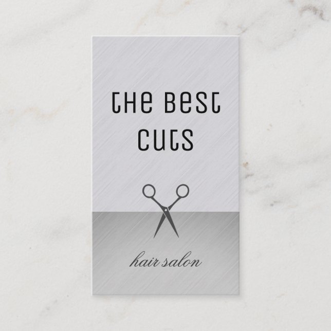 Sleek und modern visitenkarte (Vorderseite)