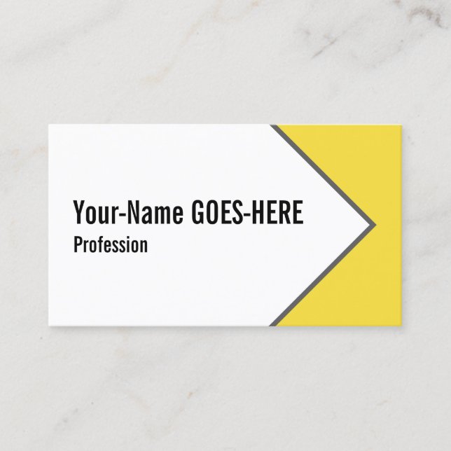 Sleek und moderne Führungskraft Business Card Visitenkarte (Vorderseite)