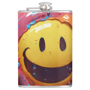 Sleek Vinyl umhüllter Kolben, 236 ml Flachmann