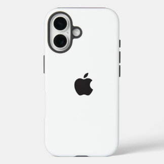 Sleek White Design für iPhone Liebhaber 16 Hülle