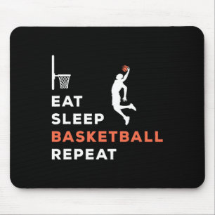 Sleep Basketball Basketball wiederholen Trainer-Ho Mousepad