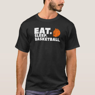 Sleep Basketball Trainer Sportball Baller Spieler T-Shirt