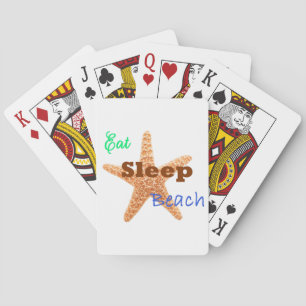 Sleep Beach essen - Karten spielen Spielkarten