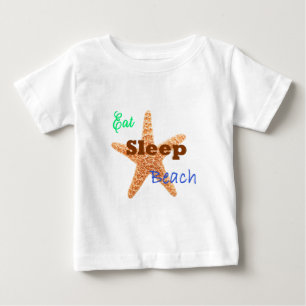 Sleep Beach essen - Kinder T - Shirt