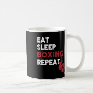 Sleep Box essen - Boxing Lover Gym Boxer Kickboxin Kaffeetasse