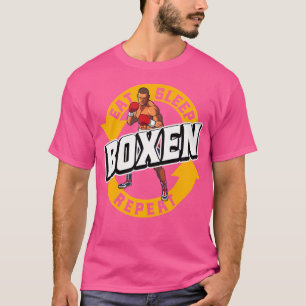 Sleep Boxing Wiederholen Boxer Boxing Boxing T-Shirt