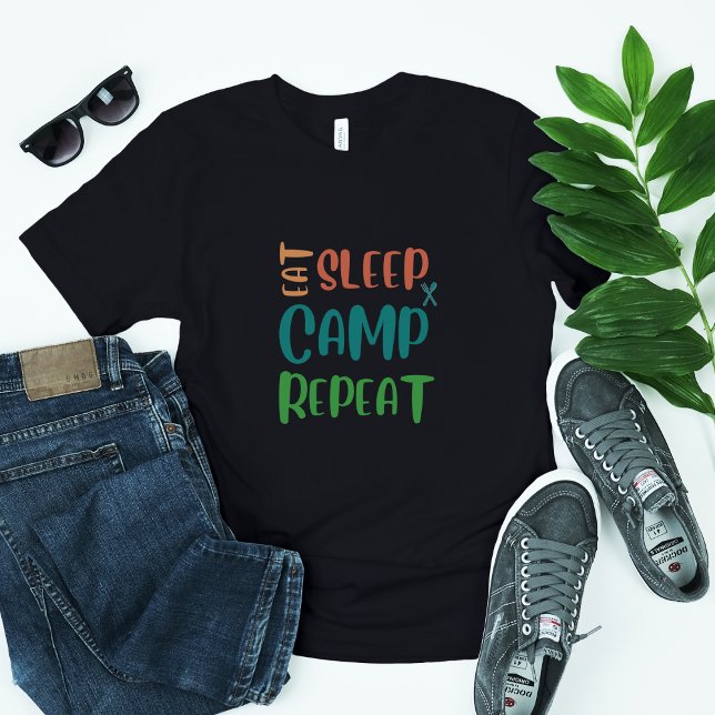Sleep Camp Wiederholung essen - Das ultimative Cam Baby T-shirt (Von Creator hochgeladen)