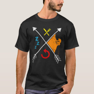 Sleep Climber Sport Klettern Boulding T-Shirt