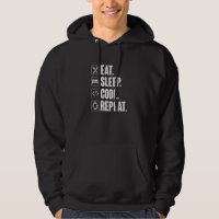 Sleep Code Wiederholen Coding Coder-Programmierer 
