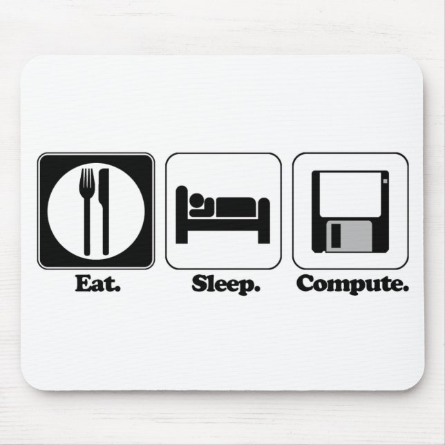 Sleep-Computer Mousepad (Vorne)