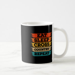 Sleep Cross Country Wiederholung Skier Winter Spor Kaffeetasse