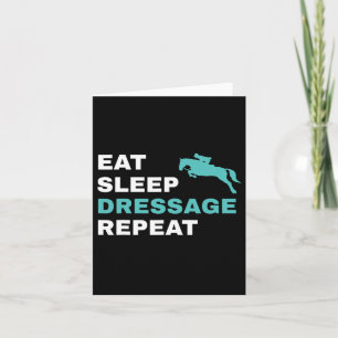 Sleep Dressage Wiederholung Reiten Pferd reiten Karte