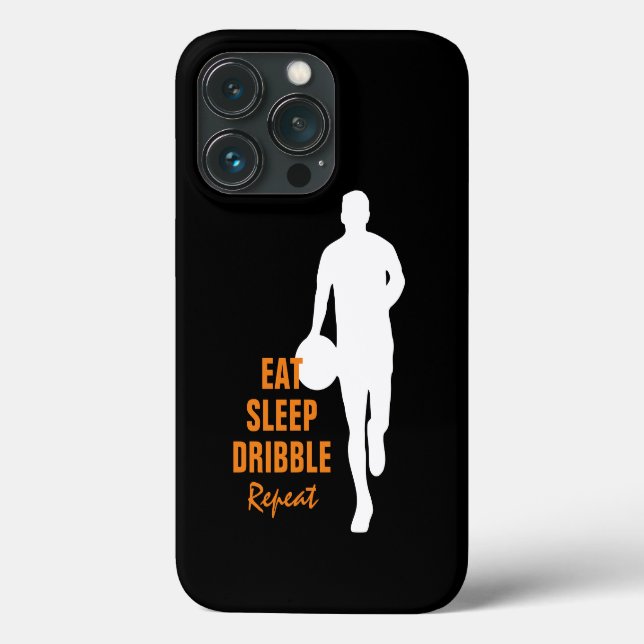 Sleep Dribble Eat Basketball Silhouette wiederhole Case-Mate iPhone Hülle (Rückseite)
