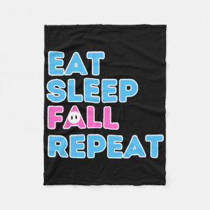 Sleep Fall Wiederholen Videospiel-Typ Video Gamer  Fleecedecke