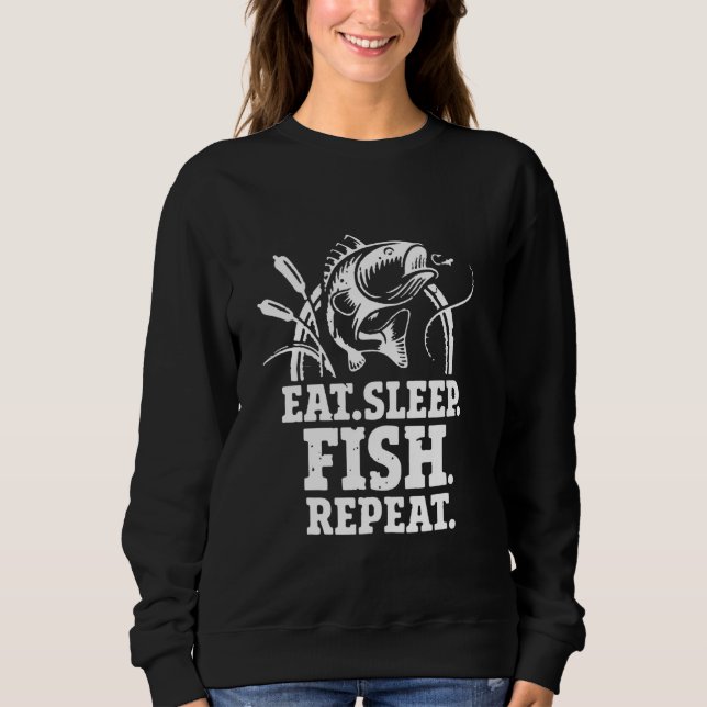 Sleep Fish Repeat 1 Sweatshirt (Vorderseite)