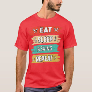 Sleep Fishing Repeat Fishing Premium  T-Shirt