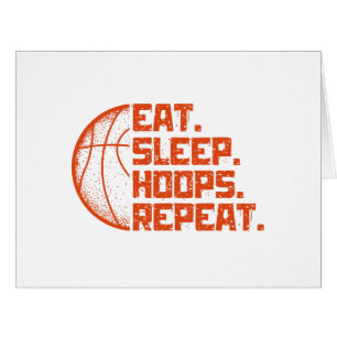 Sleep Hoops wiederholen Basketball Funny Quotes es