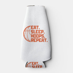 Sleep Hoops wiederholen Basketball Funny Quotes es Flaschenkühler