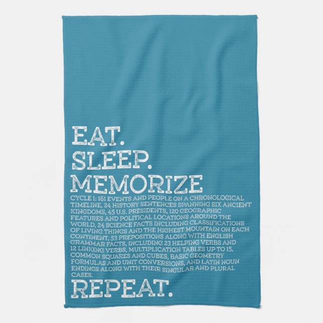 Sleep-Memorik für den wiederholten Memory-Master-Z Geschirrtuch (Vertikal)