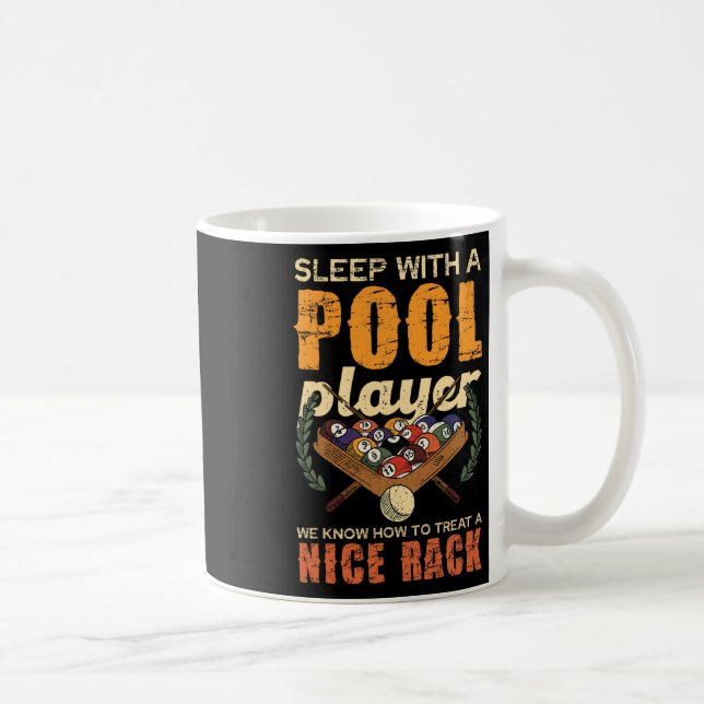 Sleep mit einem Pool Player schön Rack Spaß Kaffeetasse (Rechts)