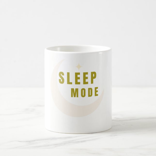 Sleep Mode Funny Coffee Mug Kaffeetasse (Mittel)