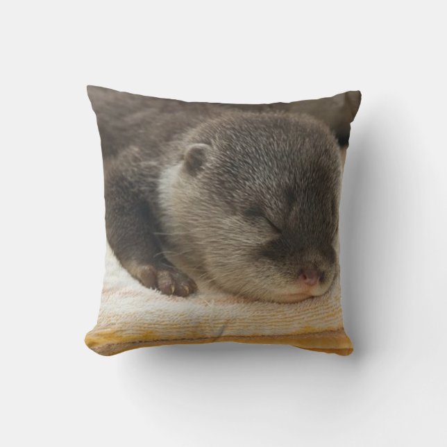 Sleep Otter Kissen (Vorderseite)