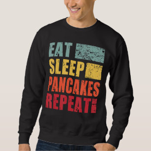 Sleep Pancakes wiederholen Sweatshirt