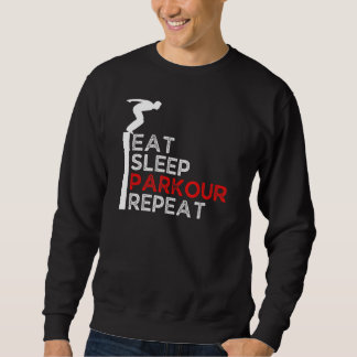 Sleep Parkour wiederholen Sweatshirt