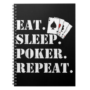 Sleep Poker Eat Repeat Casino Sprichwort Poker Notizblock