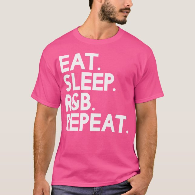 Sleep Rb Repeat - Music T-Shirt (Vorderseite)
