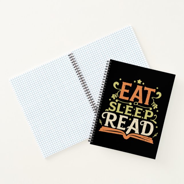 Sleep Read, Funny Reading Notizbuch (Innenseite)