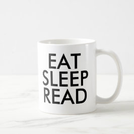 Sleep Read Tasse essen | Niedlich Book Lover Sloga