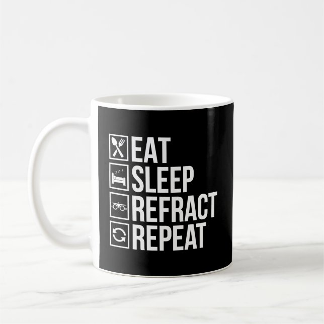 Sleep Refrakt Optiker Optimierer Kaffeetasse (Links)