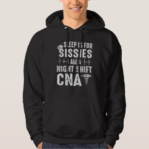 Sleep 's for Sissis Ich bin ein Nachtschiff CNN Nu Hoodie