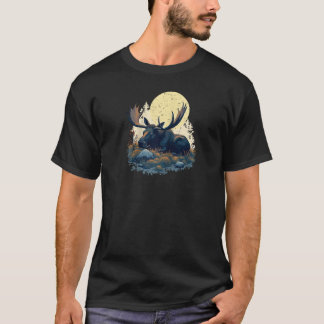 Sleep Scandinavia Norway Sweden Kids Sleeping Moos T-Shirt