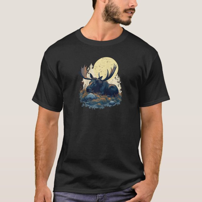 Sleep Scandinavia Norway Sweden Kids Sleeping Moos T-Shirt (Vorderseite)