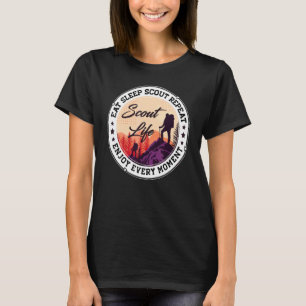 Sleep Scout Wiederholung Bestes Scout Life Wandern T-Shirt